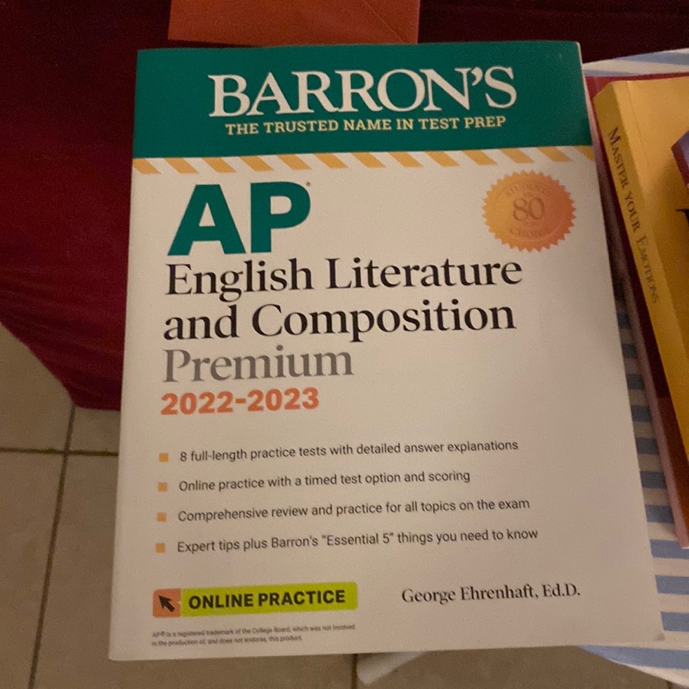 Barton’s AP English Literature and Composition 2022-2023 book